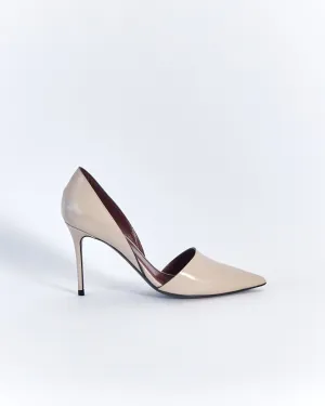 Céline pointed d'orsay heel pumps, beige, 36.5