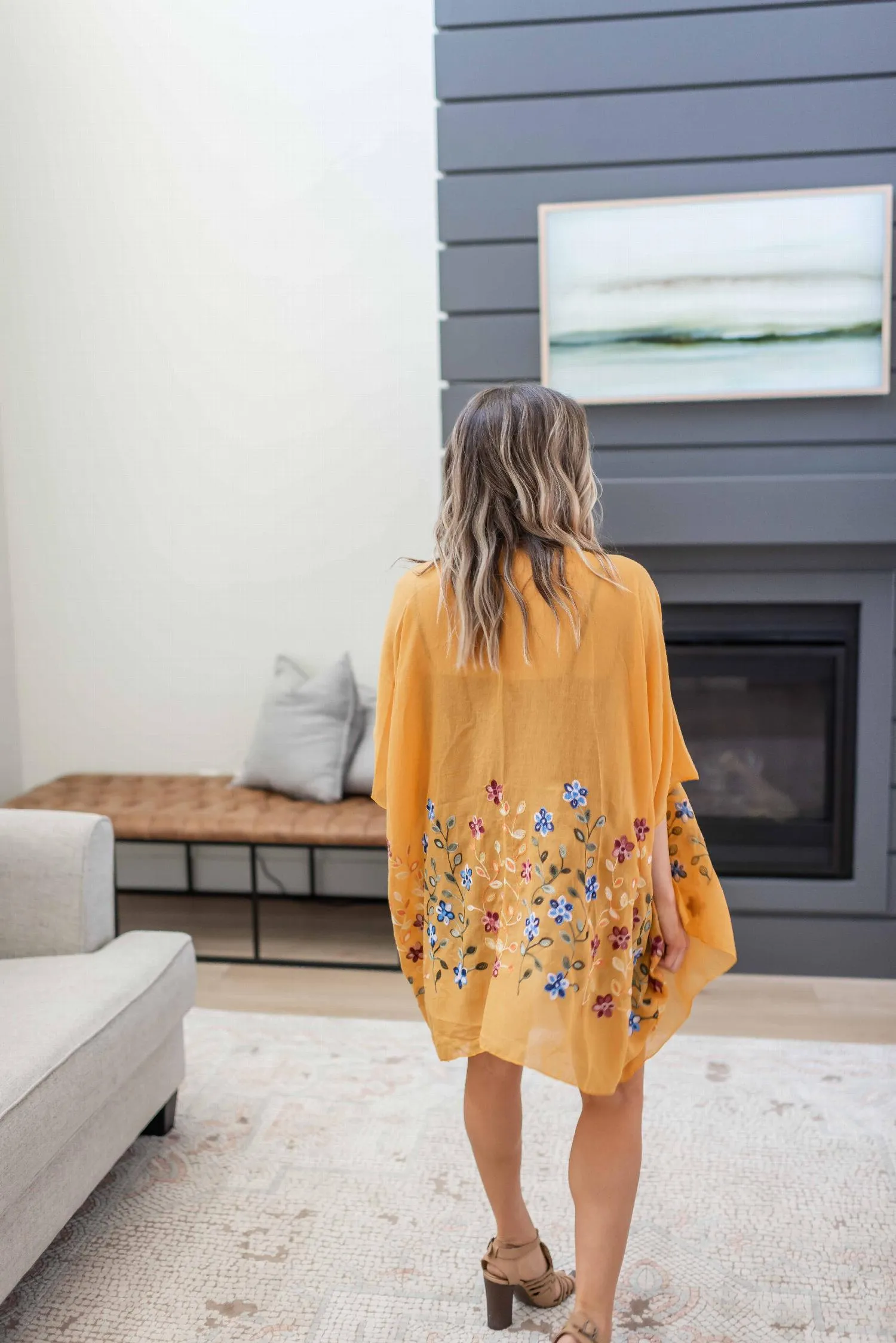 Daisy Floral Kimono