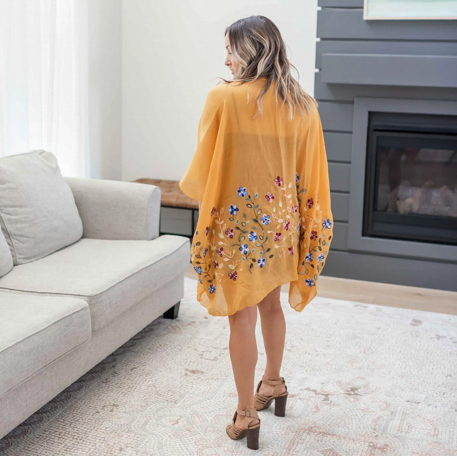 Daisy Floral Kimono