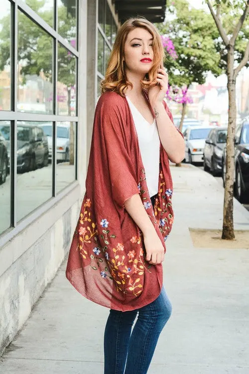 Daisy Floral Kimono