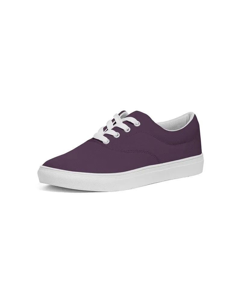 Dark Purple Men's Canvas Sneakers | Men's | Dark Pastel Purple | C30M60Y0K80