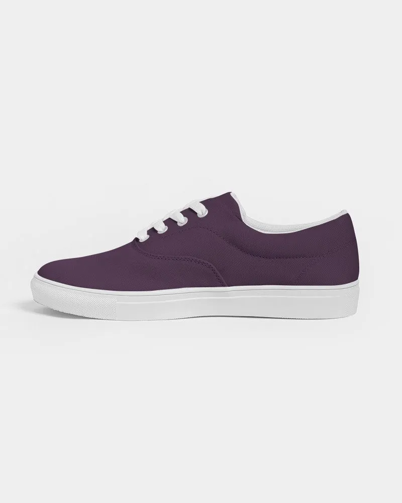 Dark Purple Men's Canvas Sneakers | Men's | Dark Pastel Purple | C30M60Y0K80