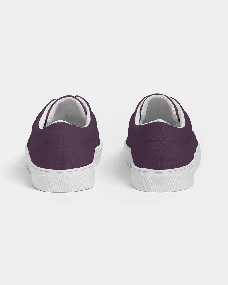 Dark Purple Men's Canvas Sneakers | Men's | Dark Pastel Purple | C30M60Y0K80