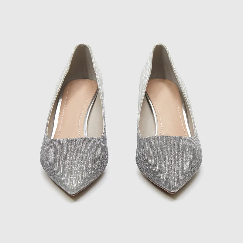 Evening Heeled Pointed Pumps