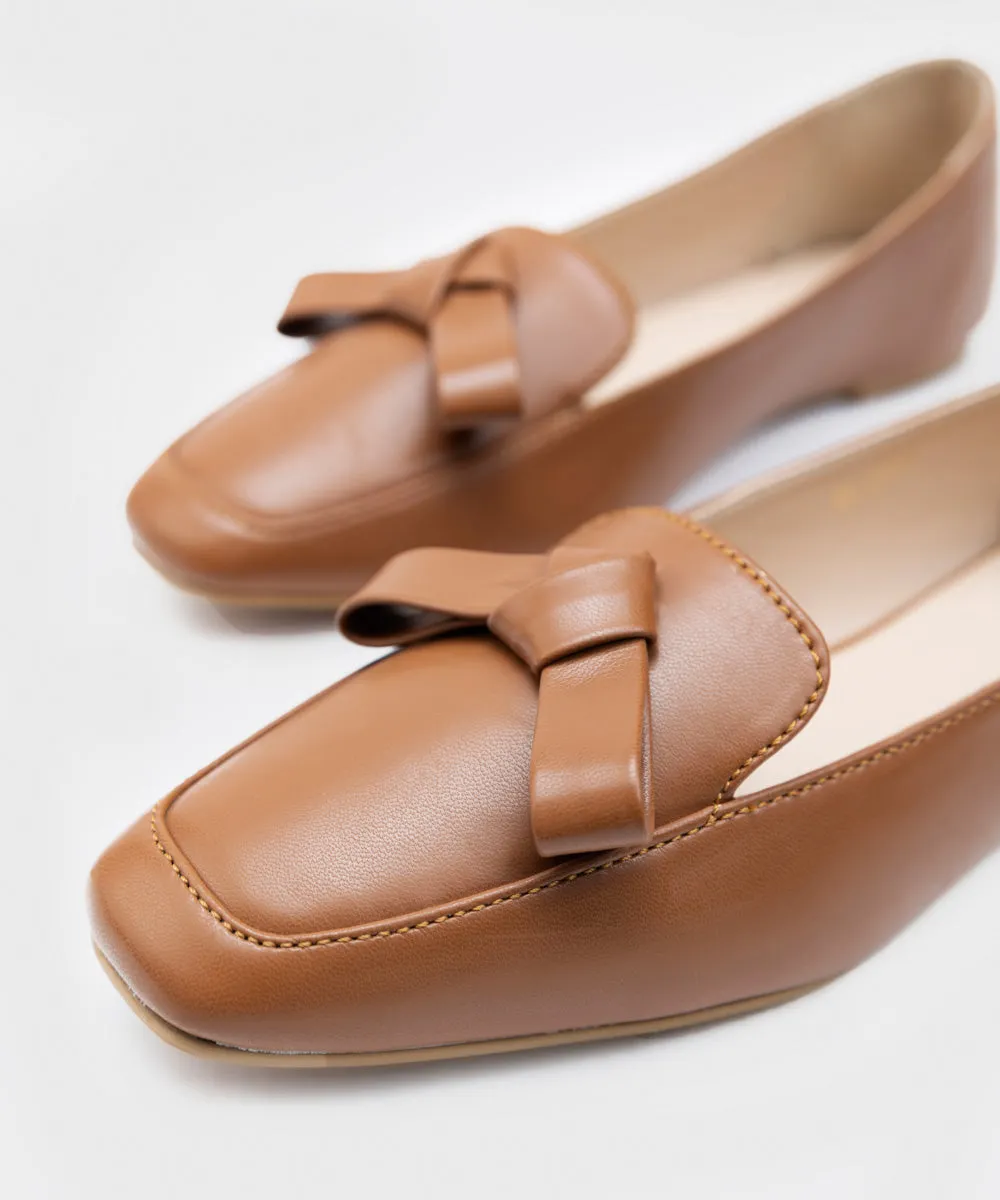 Tan Moccasins