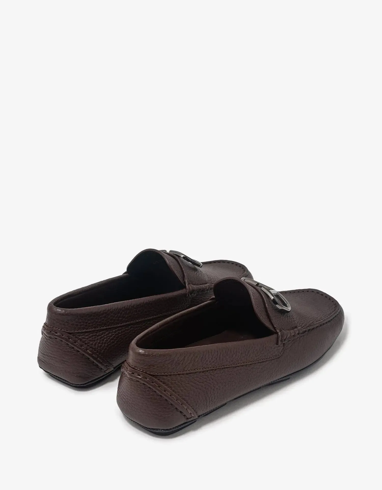 Valentino Garavani Brown VLogo Driving Shoes